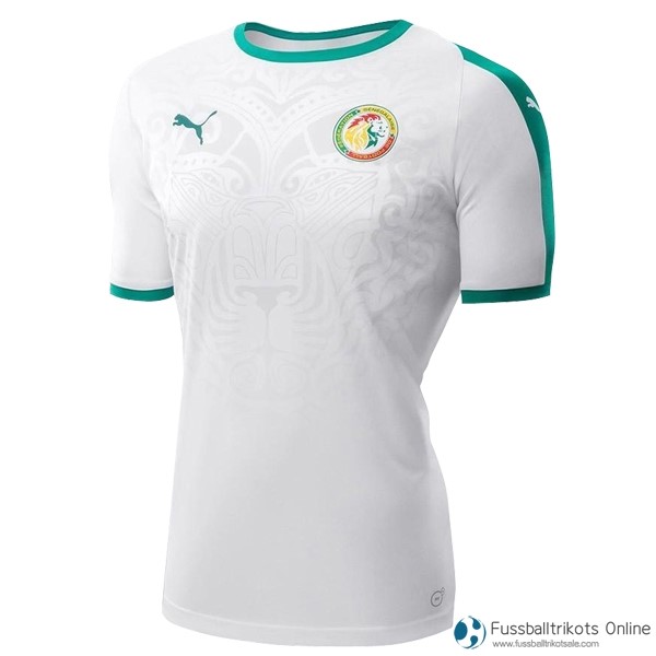 Senegal Trikot Auswarts 2018 Weiß Fussballtrikots Günstig
